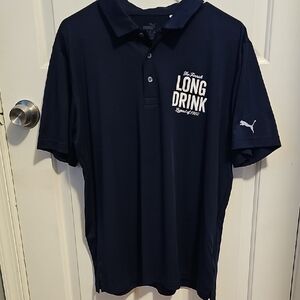 Puma Men's Navy Polo Shirt